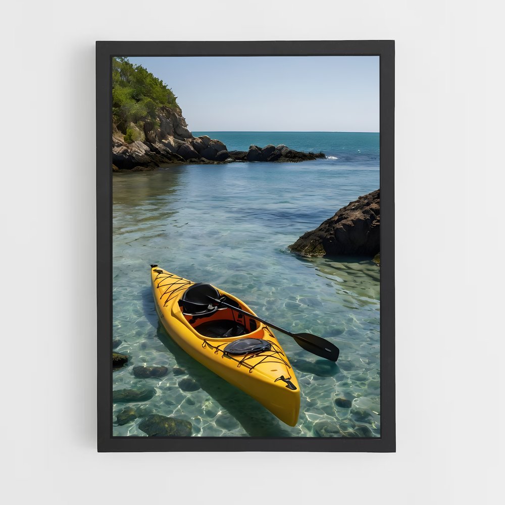 Poster Kayak au Sunrise – affiche Canoë-kayak (vue 2)